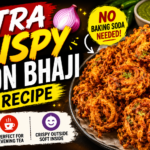 Crispy Onion Bhaji Recipe | Easy Tea Time Snack