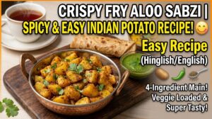 Fry Aloo Sabzi Recipe | Crispy & Easy Indian Potato Recipe